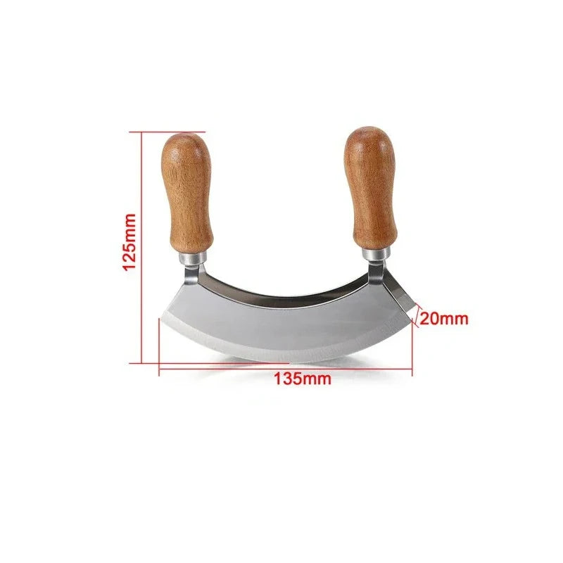 Wood Handle Double-Sided Cheese & Vegetable Cutter Kitchen Cutter Tool Axl