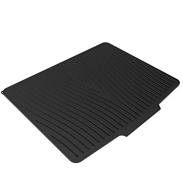 Extra Large Silicone Dish Drying Mat – Non-Slip Kitchen Pad Dish Drying Mat Axl Black 60 x 48 cm
