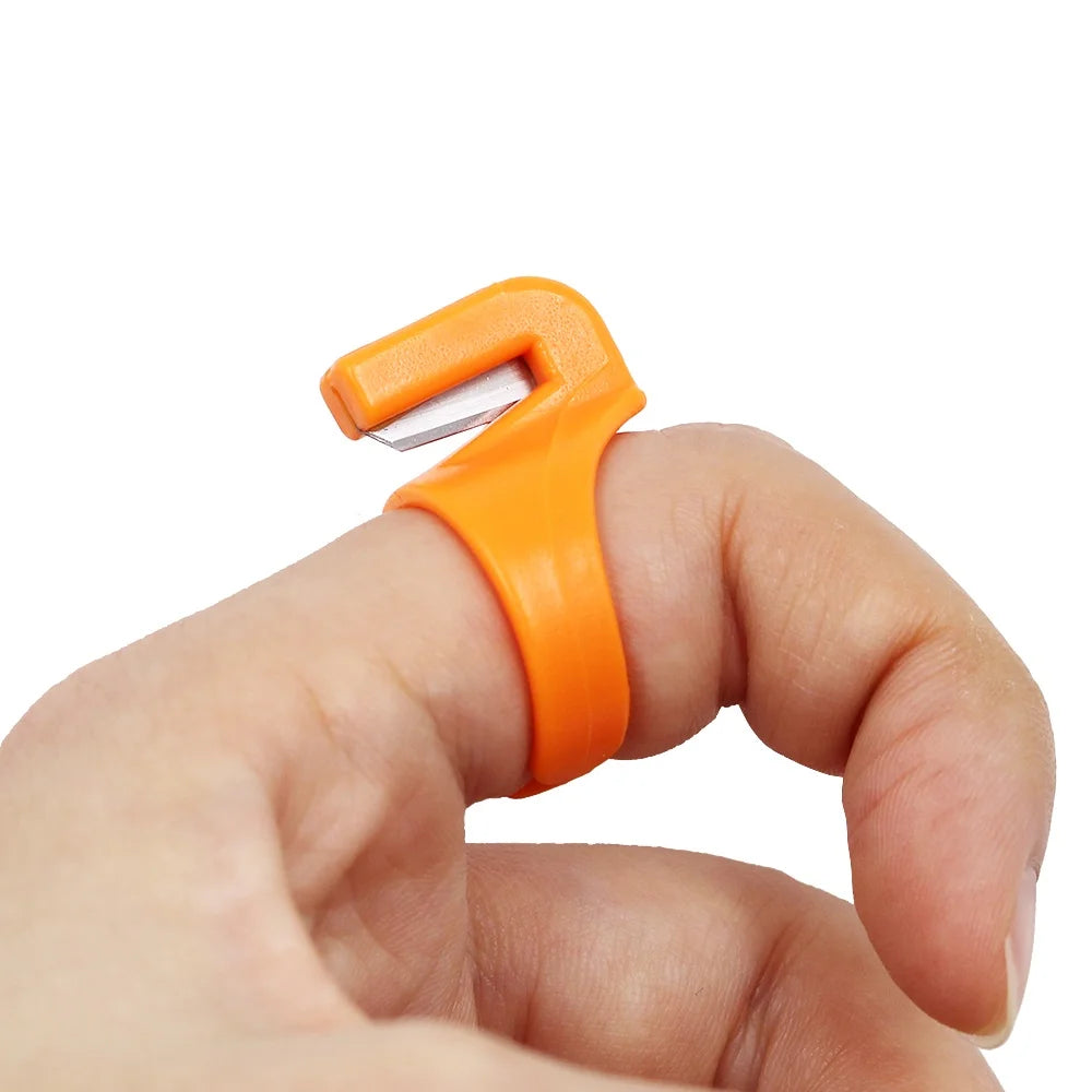 Finger Thimble Thread Cutter Ring – Plastic Sewing Tool 3/10pc Sewing Thimble Tool Axl