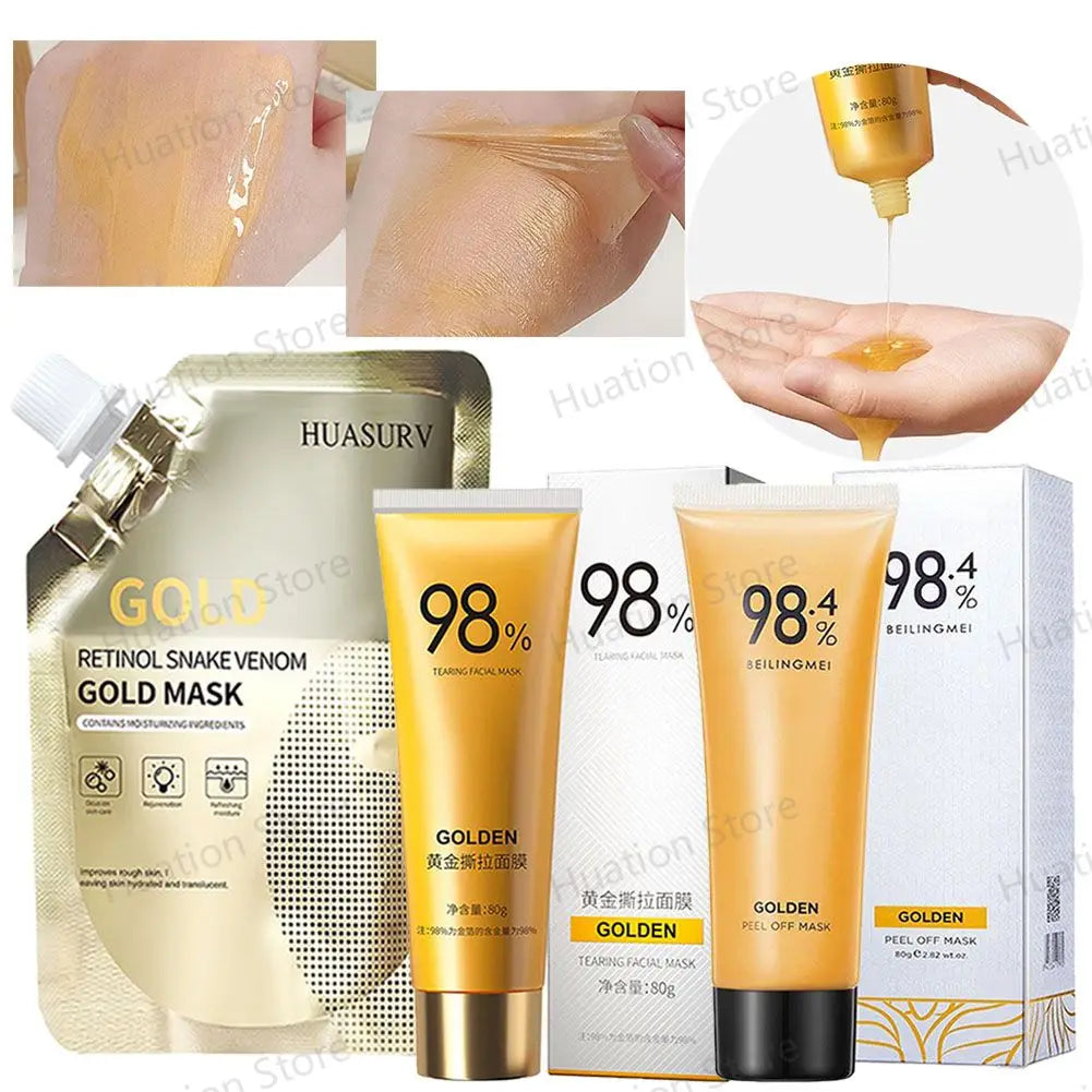 Gold Peel-Off Face Mask – Oil Control, Pore Purifying & Moisturizing Peel-Off Face Mask Axl