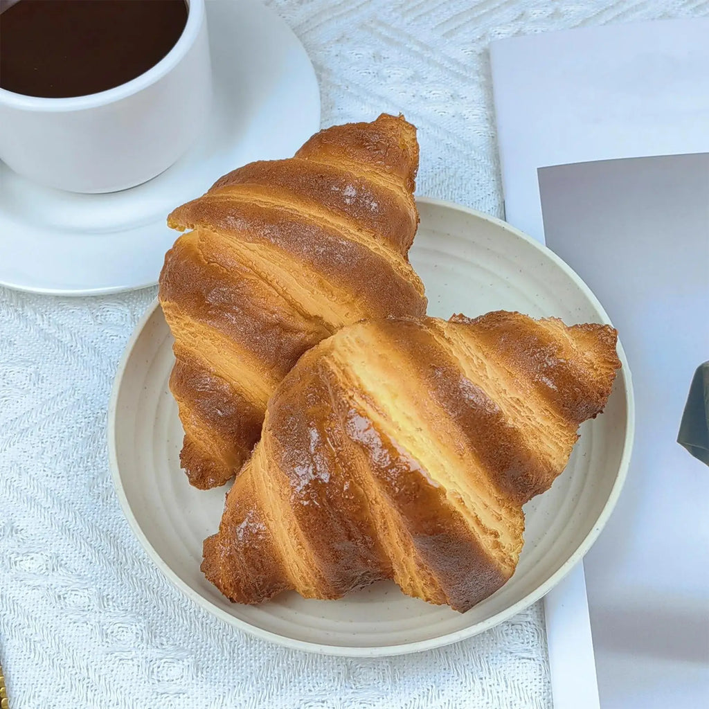 Fake Croissant Model – Bakery Display & Photography Prop Fake Food Prop Axl