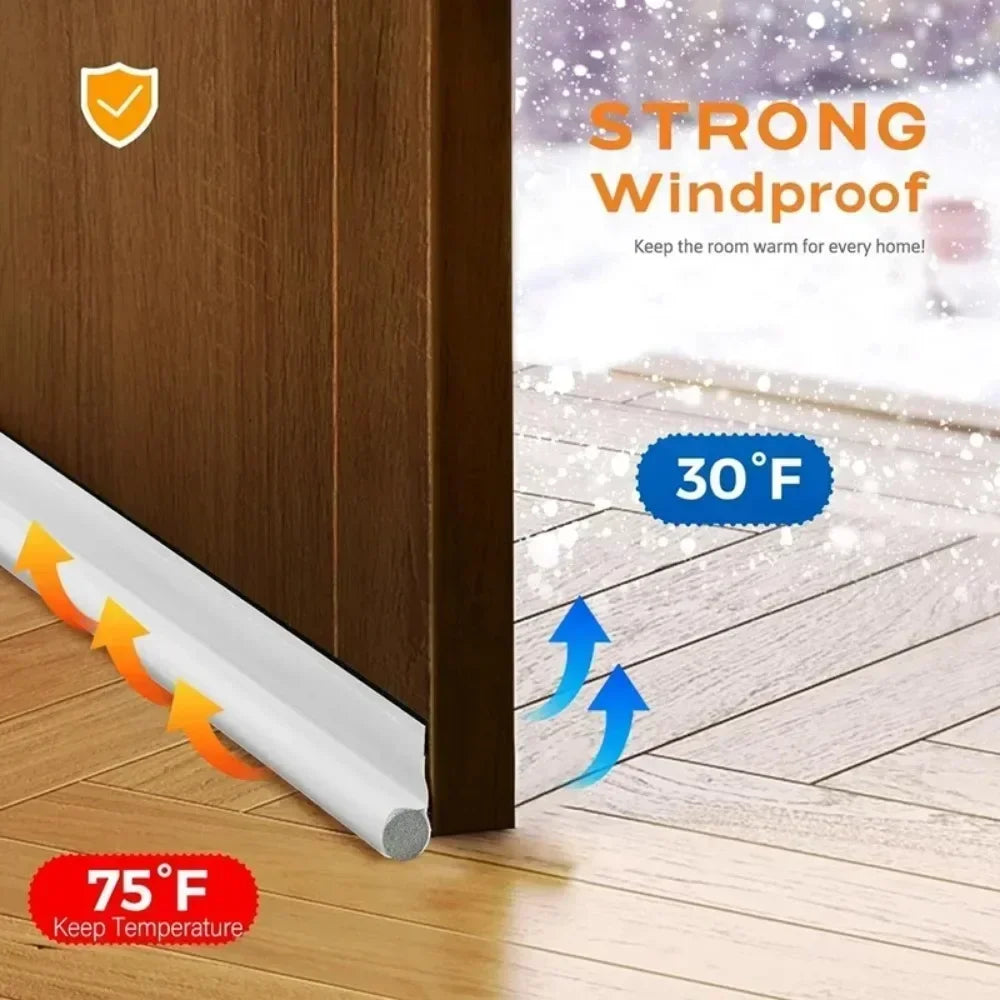 Adjustable Door Bottom Seal Strip – Draft & Gap Blocker Door Draft Stopper Axl