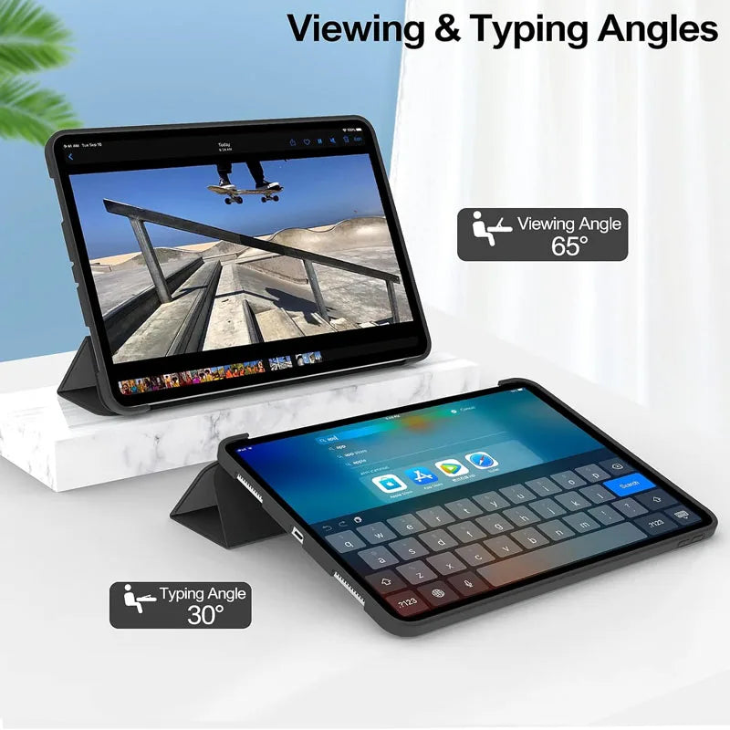 Silicone Trifold Case for Xiaomi Redmi Pad SE 11" & Pad 2 Tablet Case Axl