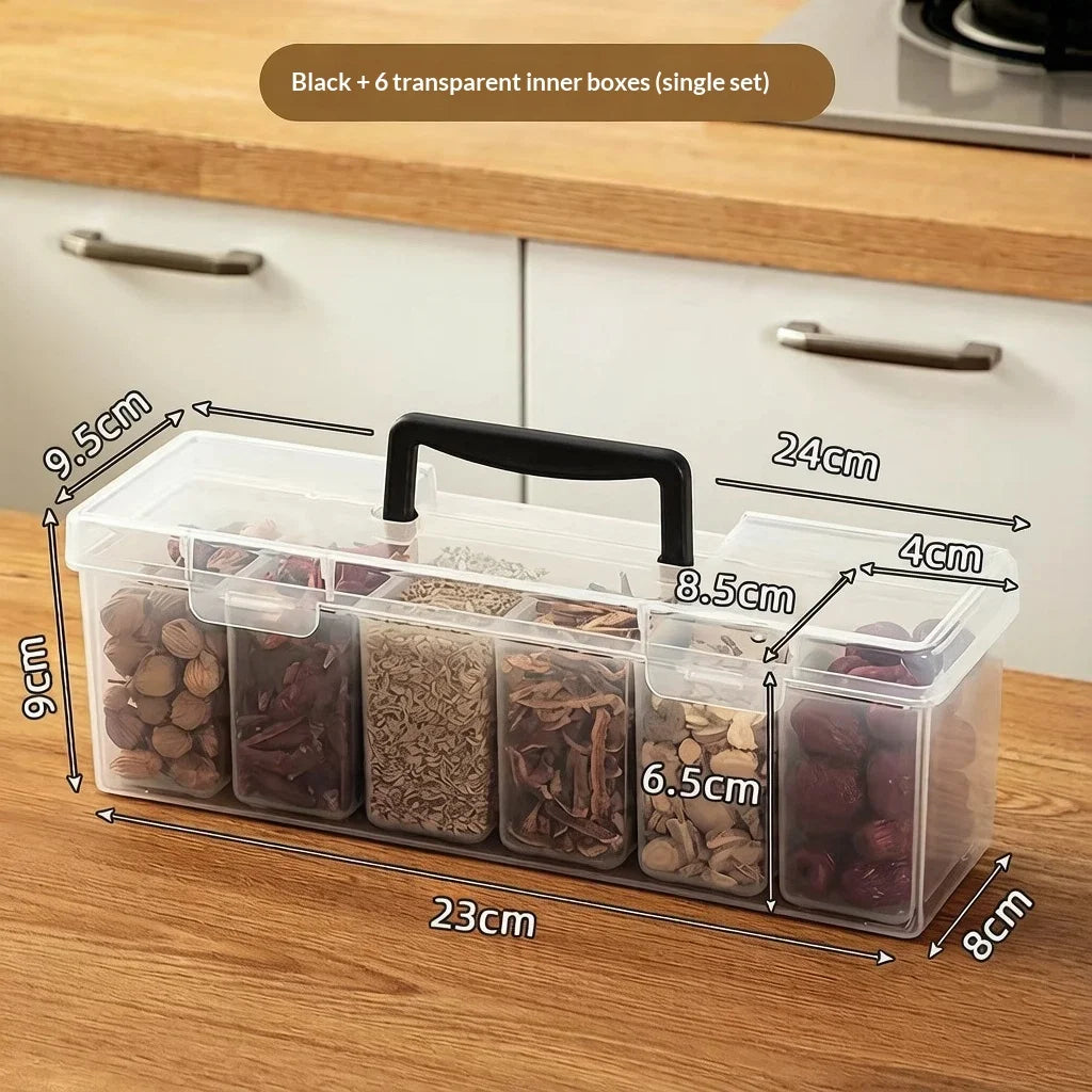 7-Piece Multi-Compartment Tool Parts Storage Organizer Box Parts Organizer Box Axl A4