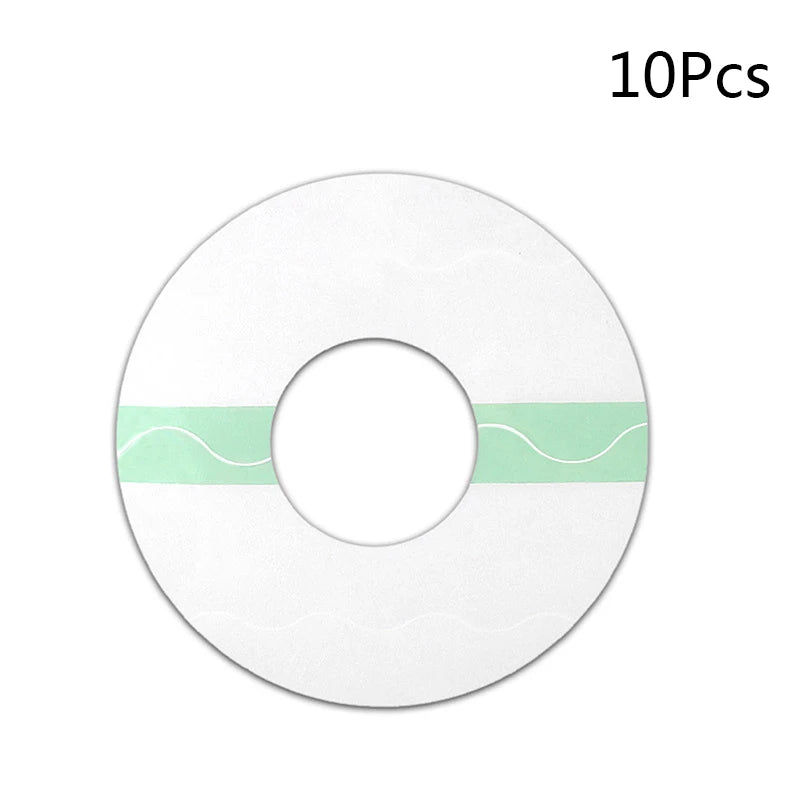 10-Pack Clear Waterproof CGM Sensor Cover Adhesive Patches CGM Sensor Patches Axl Transparent Round