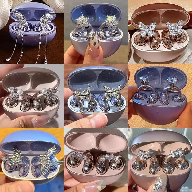 Rhinestone Earbud Decoration Clips – DIY Headphone Charms Headphone Charm Clips Axl
