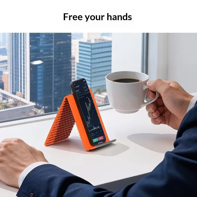 Flexible Silicone Phone & Tablet Stand – Foldable & Portable Phone & Tablet Stand Axl