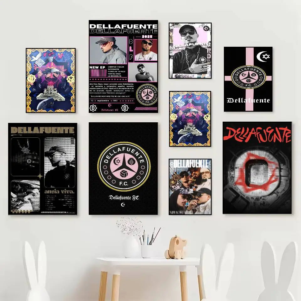 D-Delafuente HD Wall Poster – Self-Adhesive Waterproof Decor Wall Poster Axl