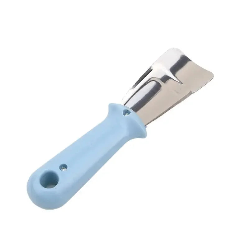 Stainless Steel Ice Scraper – Freezer & Fridge Defrost Tool Freezer Defrost Tool Axl Blue
