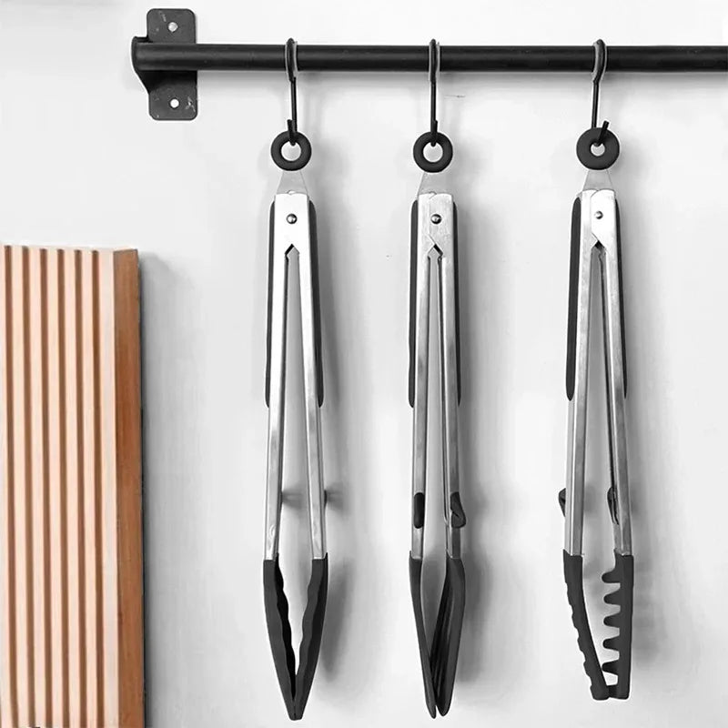 Silicone Kitchen Tongs – Non-Stick BBQ, Salad & Pasta Tongs Silicone Kitchen Tongs Axl