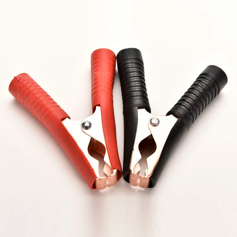 2-Pack 100A Alligator Clips 90mm – Metal Battery Test Clamps Battery Test Clamps Axl
