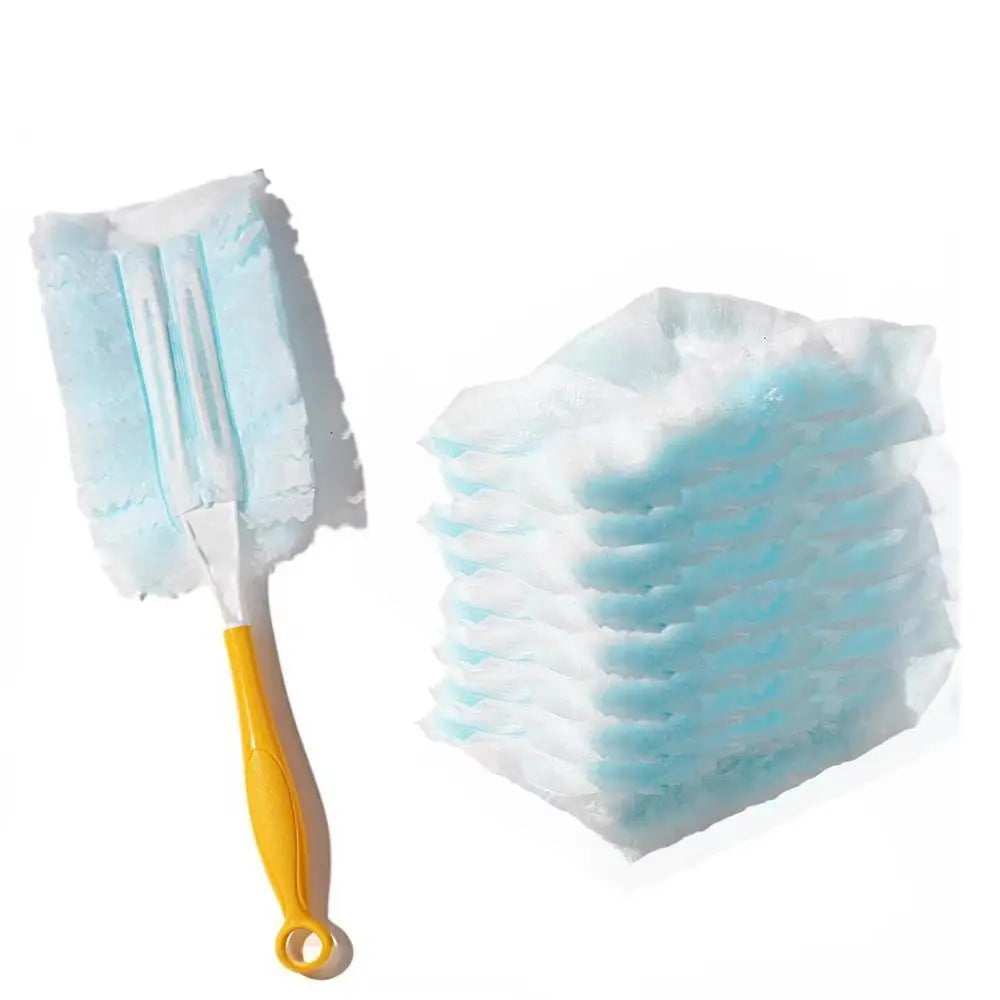 10-Pack Microfiber Electrostatic Duster Refills with Handle Duster Refill Set Axl