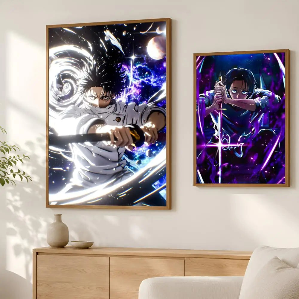 Yuta Okkotsu Anime Self-Stick Wall Poster – HD Waterproof Art Anime Wall Poster Axl