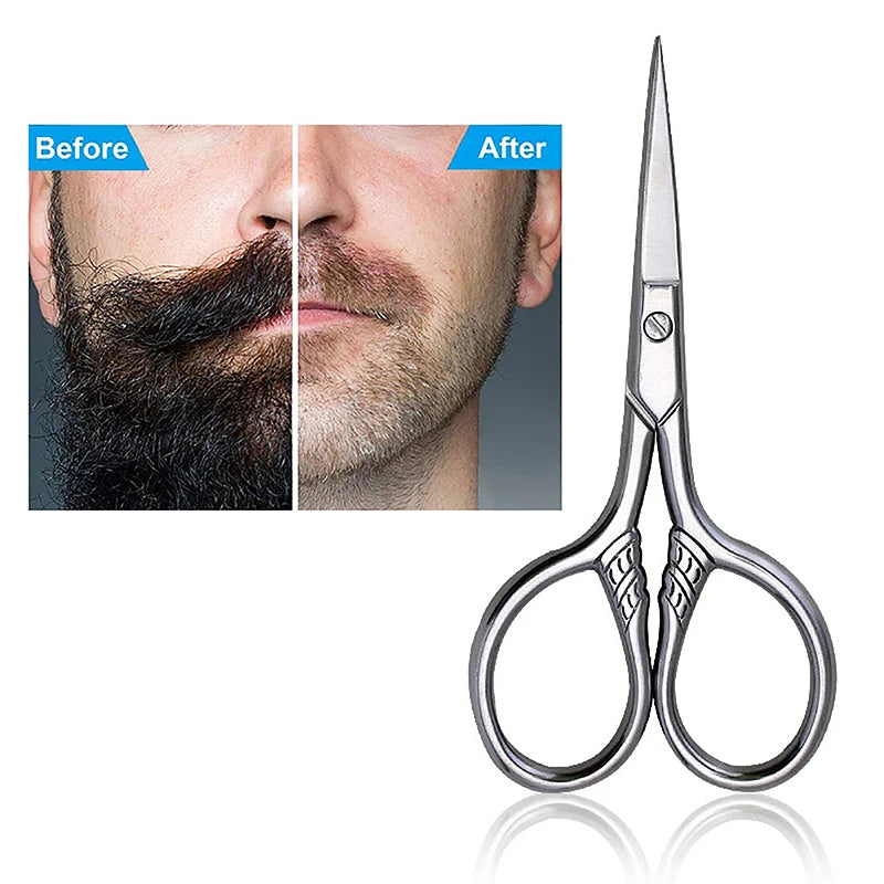 Stainless Steel Grooming Scissors – Eyebrow, Nail & Beard Grooming Scissors Axl