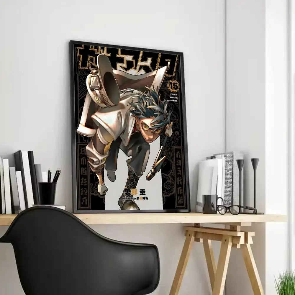Gachiakuta Anime Canvas Poster | Frameless Wall Art Decor Canvas Wall Art Axl Black15 50X70cmFrameless