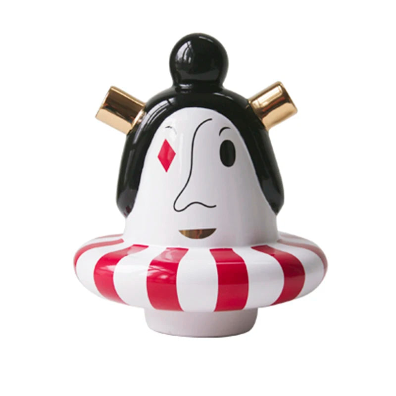 Modern Ceramic Kawaii Figurine – Luxury Desk & Home Décor Doll Ceramic Figurine Axl B