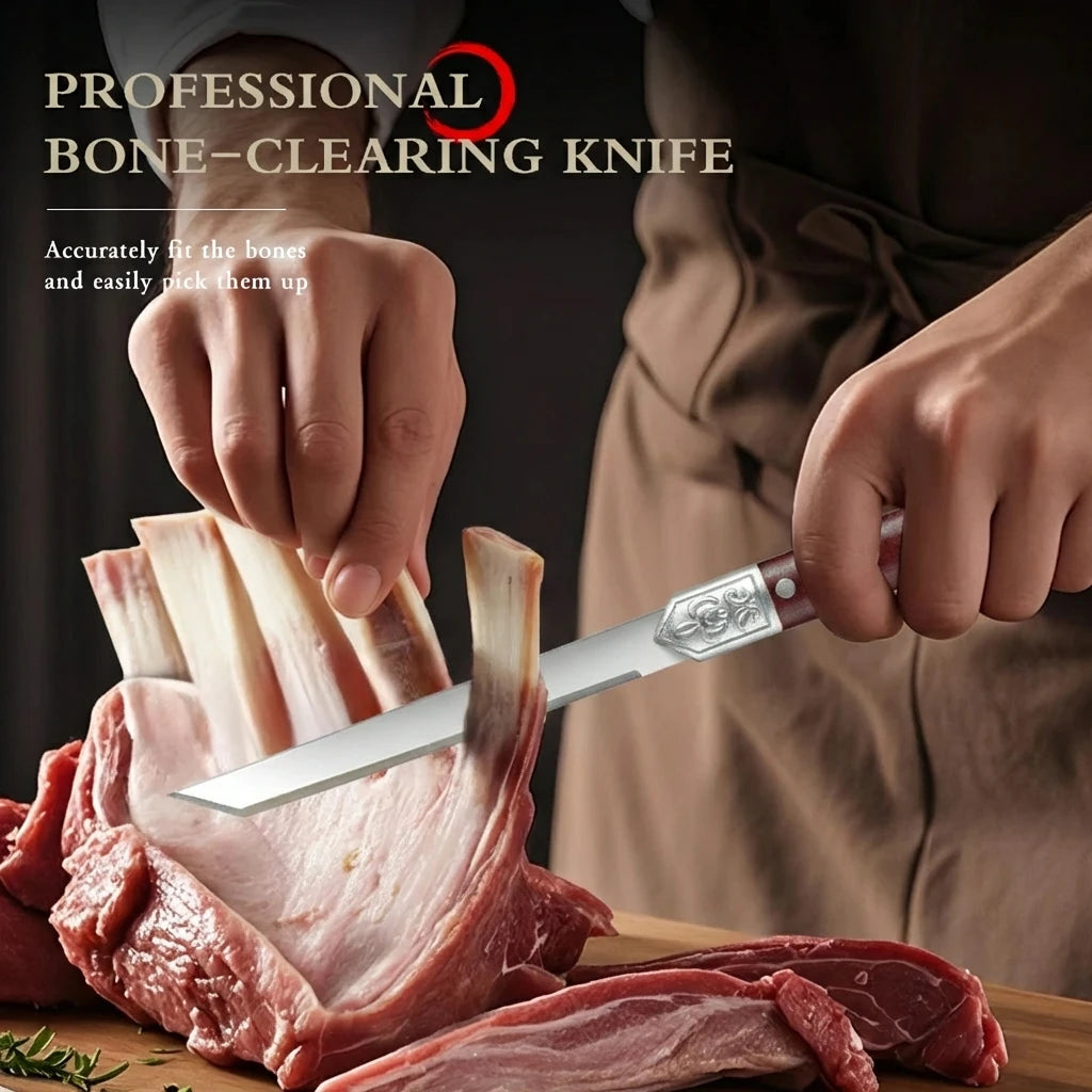 Stainless Steel Paring Knife – Sharp French-Style Fruit & Sushi Paring Knife Axl