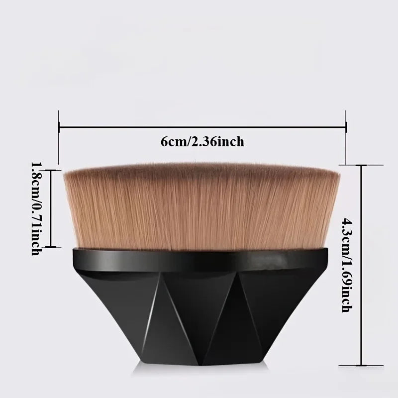 Kabuki Foundation Brush 2-Pack – Flat Top High-Density Set Makeup Brush Set Axl