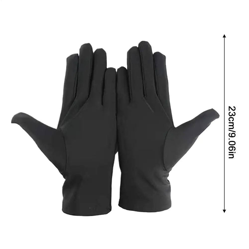 Jewelry Inspection Gloves – Cotton Knit for Coins & Art Inspection Gloves Axl Black