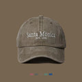 Women's Letter Embroidered Baseball Cap – Adjustable Cotton Sun Hat Baseball Cap Axl BROWN