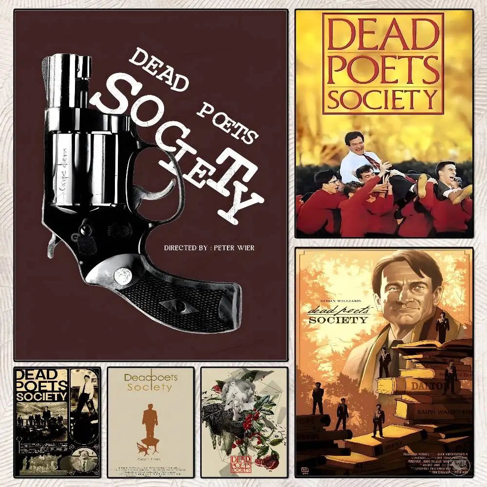 Dead Poets Society Movie Poster – HD Self-Adhesive Wall Art Movie Wall Poster Axl