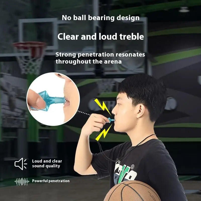 Seedless Referee Whistle Set – Loud Sports Whistle with Lanyard Referee Whistle Axl