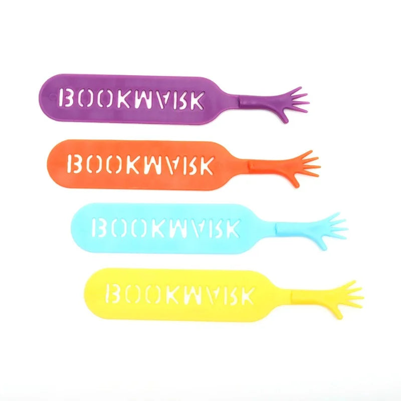 4-Color Kids Plastic Bookmarks Set – Page Markers & Gift Kids Bookmark Set Axl