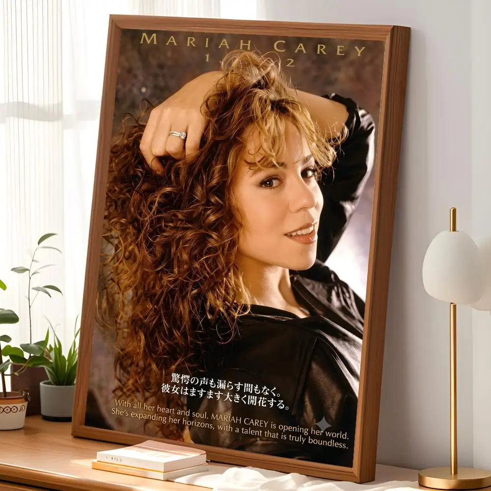 Mariah Carey HD PVC Wall Art Poster – Self-Stick Waterproof Wall Art Poster Axl