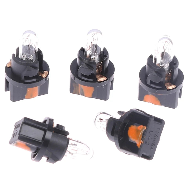 5-Pack 12V 1.2W V-2 Car Indicator Bulbs | Instrument Panel Car Indicator Bulb Axl