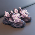 Boys Chunky Sneakers – Breathable Mesh Kids School Sport Shoes Boys Sneakers Axl deep purple 35