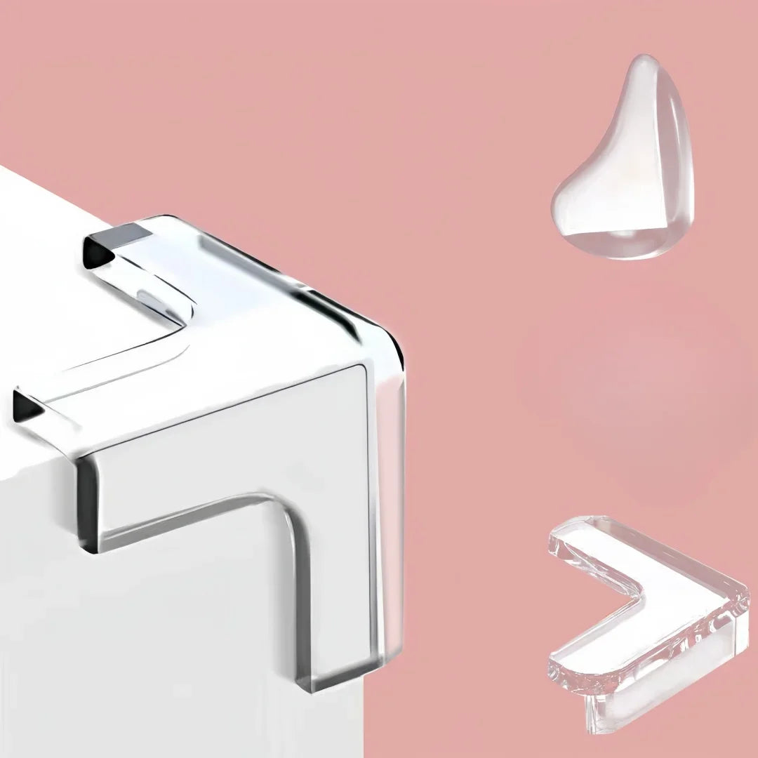 10-Pack Transparent Silicone Corner Guards – Baby Furniture Edge Corner Guard Set Axl