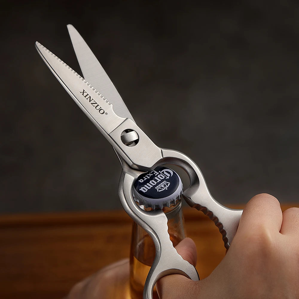 XINZUO Kitchen Scissors – Stainless Steel Poultry Shears Kitchen Scissors Axl