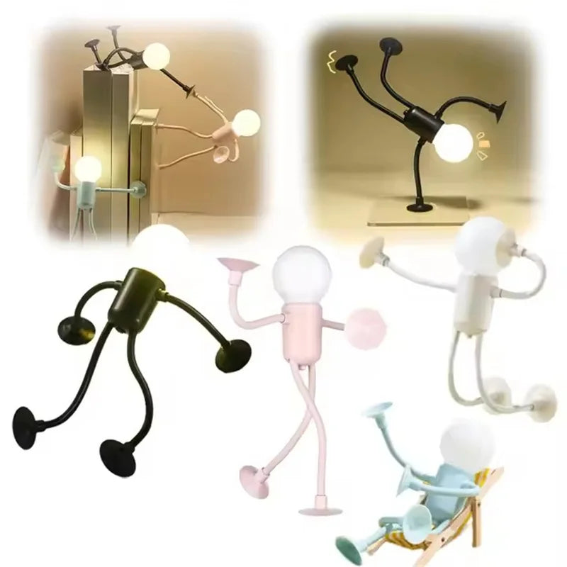 Poseable Humanoid Night Light | Novelty LED Desk Lamp Novelty Night Light Axl