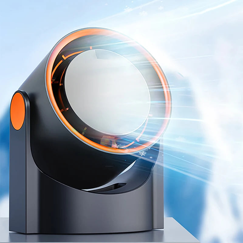 Desktop & Wall Mount Small Fan – 100-Speed LCD Display Desktop Wall Fan Axl