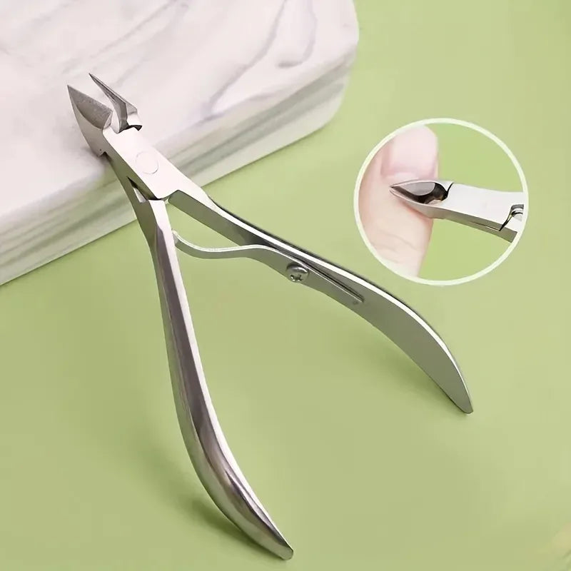 Stainless Steel Nail Clipper for Thick Toenails | Precision Tool Nail Clipper Axl
