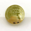 Commemorative Medal Lucky Coin | Birthday & Festival Gift Commemorative Coin Axl happy gold