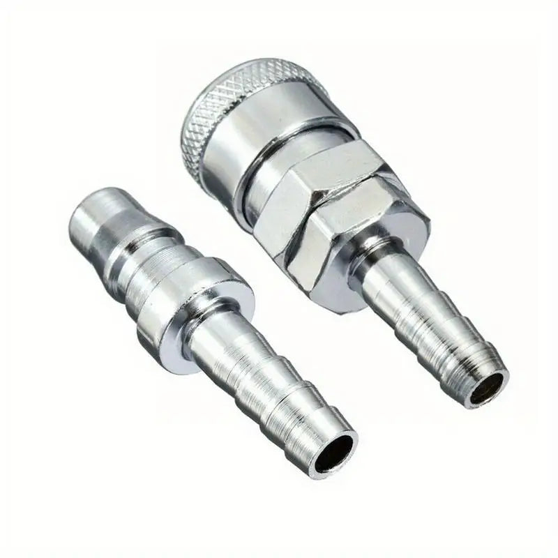 4pc 8mm Copper Gas Hose Quick Release Connectors – Car & Motorhome Gas Hose Connector Axl