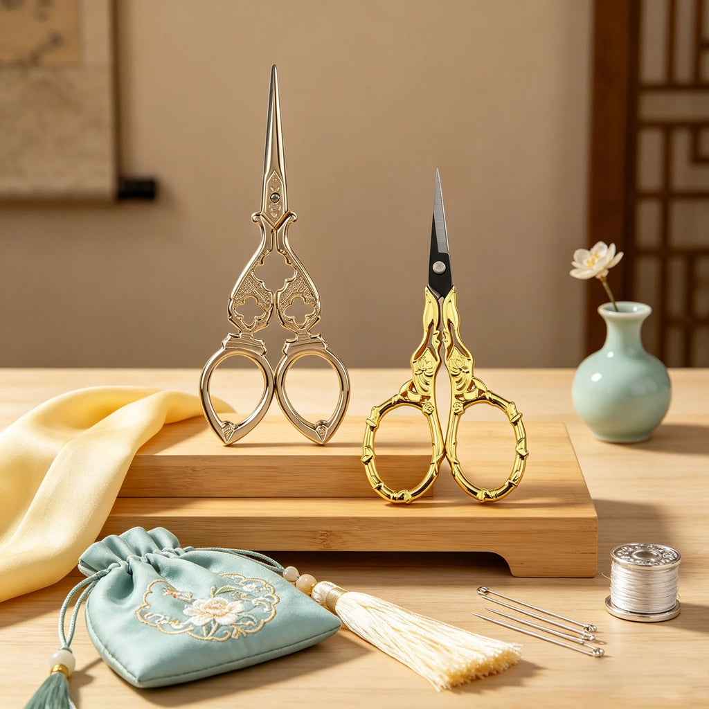 Vintage Embroidery Scissors – Sharp Stainless Steel Sewing Tool Embroidery Scissors Axl