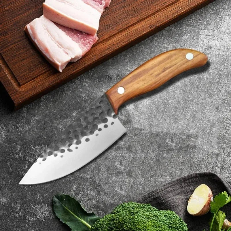 Hand Forged Kitchen Knife – Cleaver, Boning & Slicing Blade Kitchen Knife Axl