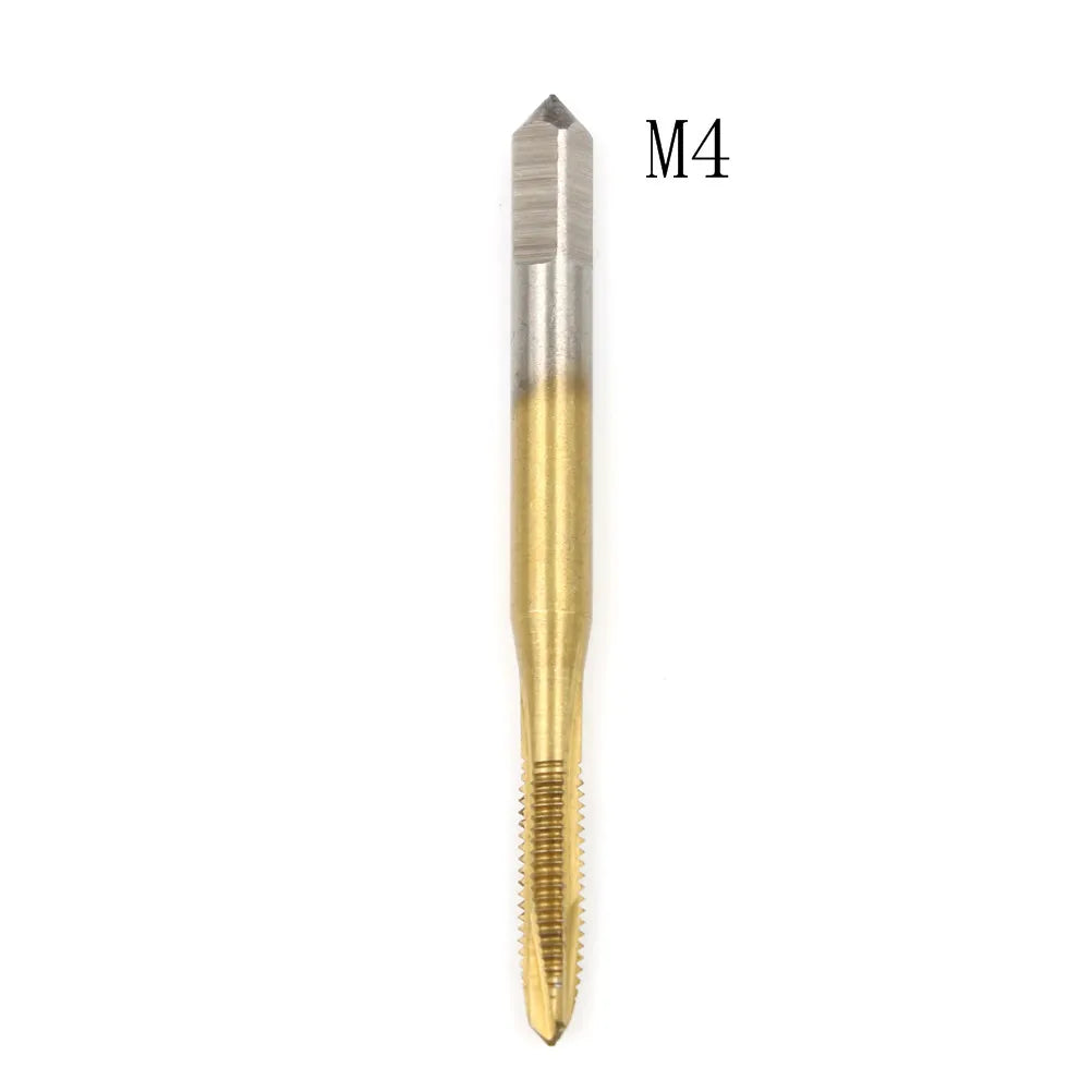 HSS Metric Thread Tap M2–M8 | Straight Flute Screw Tap Tool Thread Tap Tool Axl M4