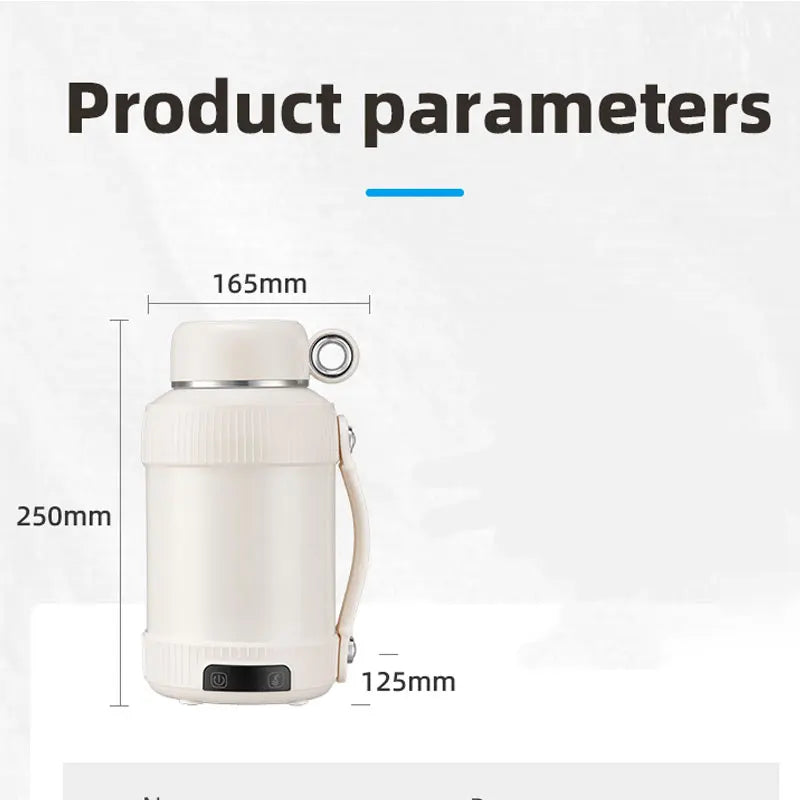 BALASHOV Mini Electric Travel Kettle 1L Stainless Steel 1000W Electric Travel Kettle Axl