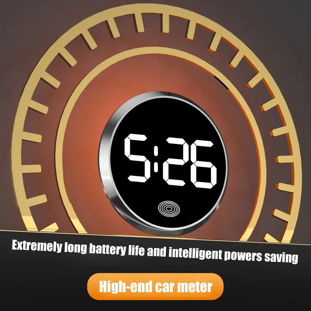 Car LED Dashboard Clock Touchscreen – Vehicle, RV & Fridge Car Dashboard Clock Axl