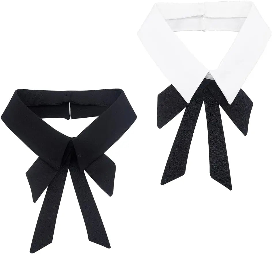 2-Piece Detachable False Collar Set – Peter Pan & Bow Tie Detachable Collar Set Axl AECH04-17284