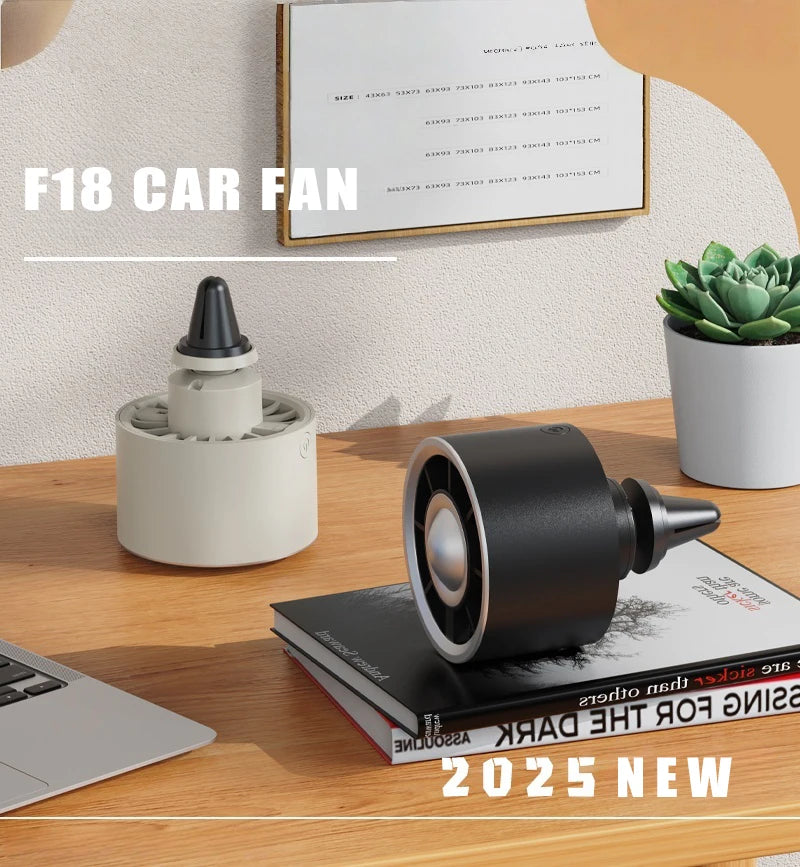 Clip-On Car Air Vent Fan – 3-Speed USB Mini Cooling Fan Car Vent Fan Axl