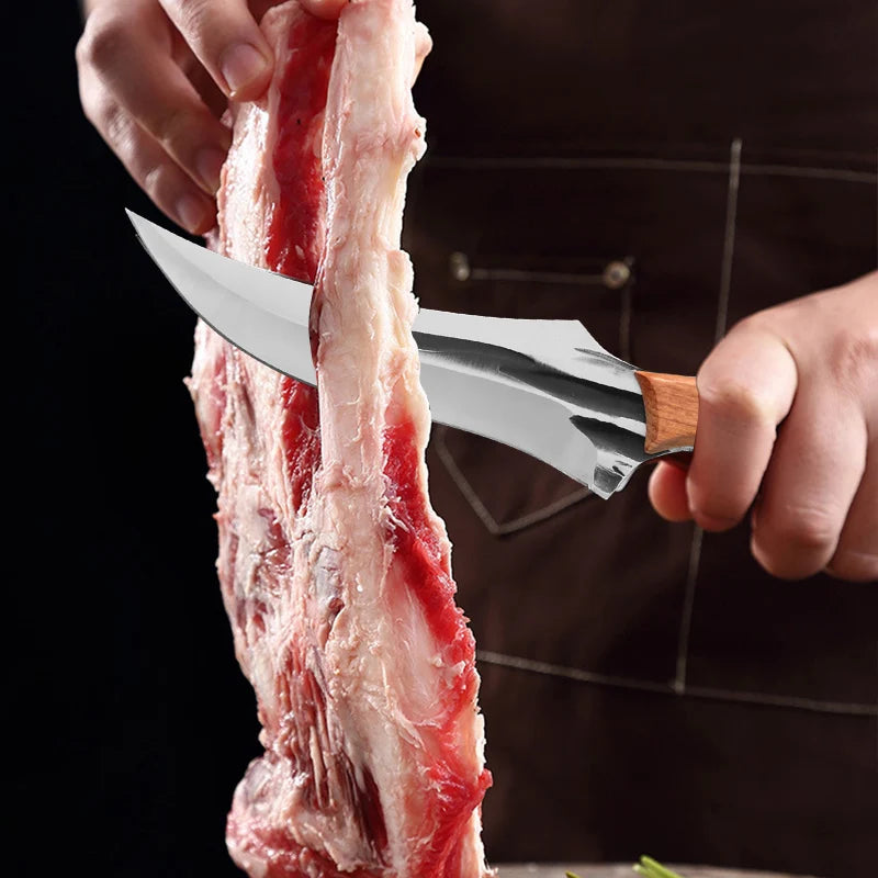 InLeung Forged Boning Knife – Stainless Steel Chef Knife Boning Chef Knife Axl