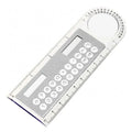 Solar Ruler Calculator with Magnifier – Transparent 13cm Ruler Calculator Axl white