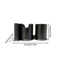 Universal Paddleboard Cup Holder & Phone Mount Anti-Slip Kayak Cup Holder Axl Black