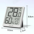 Indoor Digital Thermometer & Hygrometer – Room Temp Monitor Digital Thermometer Hygrometer Axl White