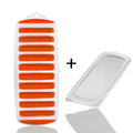 Silicone Ice Stick Tray with Lid – Fits Water & Sports Bottles Silicone Ice Tray Axl Orange