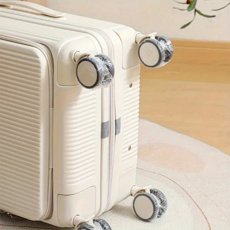 Disposable Luggage Wheel Covers – Dustproof Suitcase Protectors 50/100pc Luggage Accessories Axl